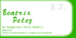 beatrix pelcz business card